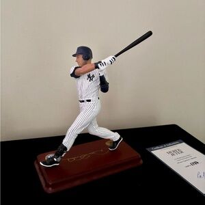 New York Yankees Derek Jeter Danbury Mint Figurine with COA